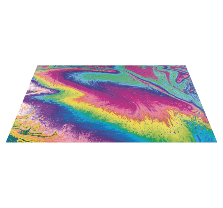 Koberec z mramorovej dúhovej textúry - Tenstickers