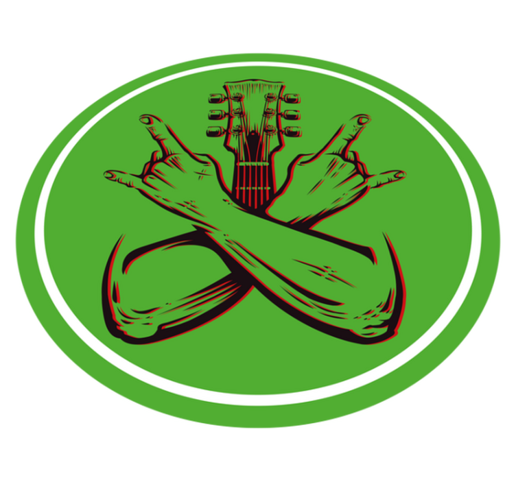 okrúhly vinylový koberec umelecké dielo s hojdacím gestom - Tenstickers