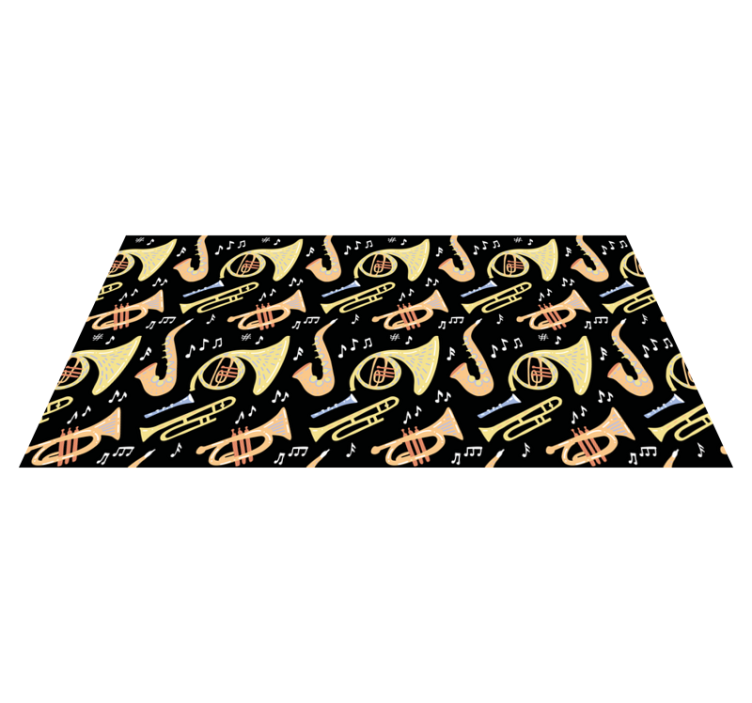 Vinylový koberec na udalosti hudobné nástroje a koncepty - Tenstickers