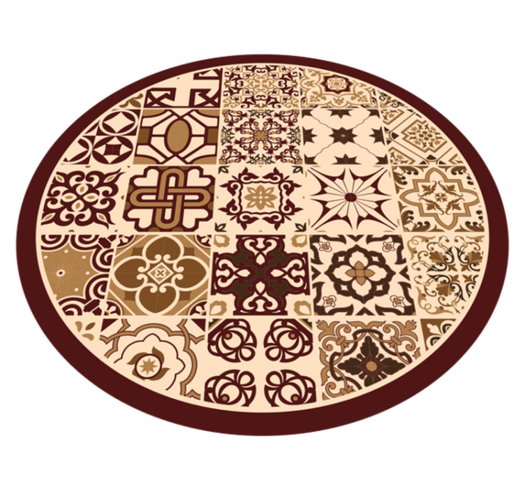 Hnedá španielska dlažba v kúpeľni - Tenstickers