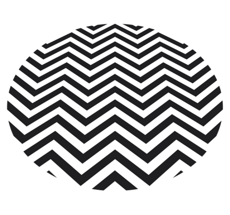 Vinylový koberec s geometrickými tvarmi chevron motív - Tenstickers