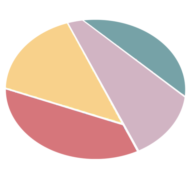 Kruhový koberec pastelovej farby - Tenstickers