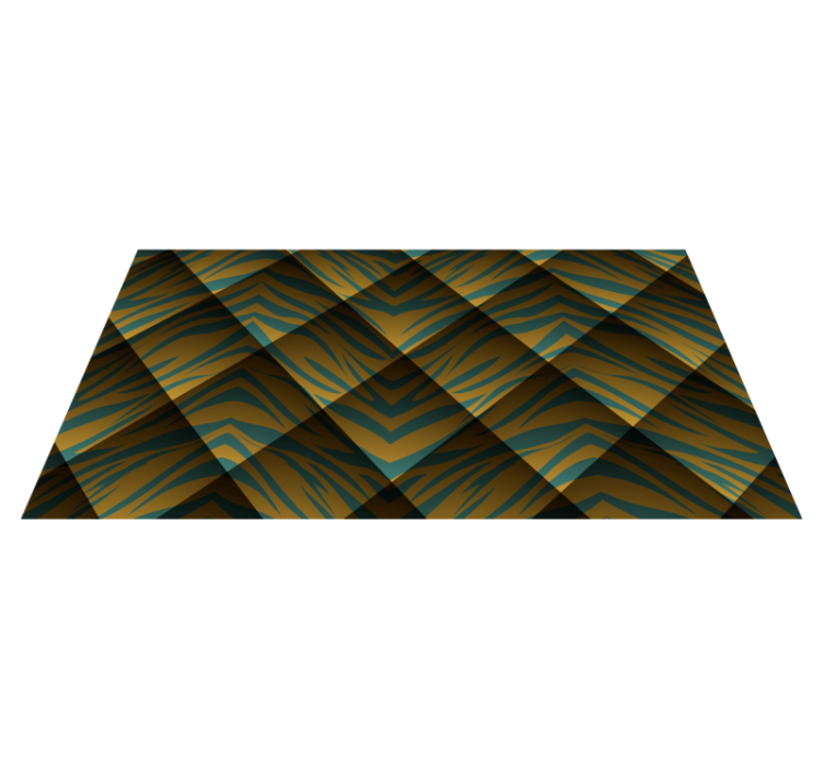 vinylový koberec zvierací vzor koncept tigrích pruhov - Tenstickers