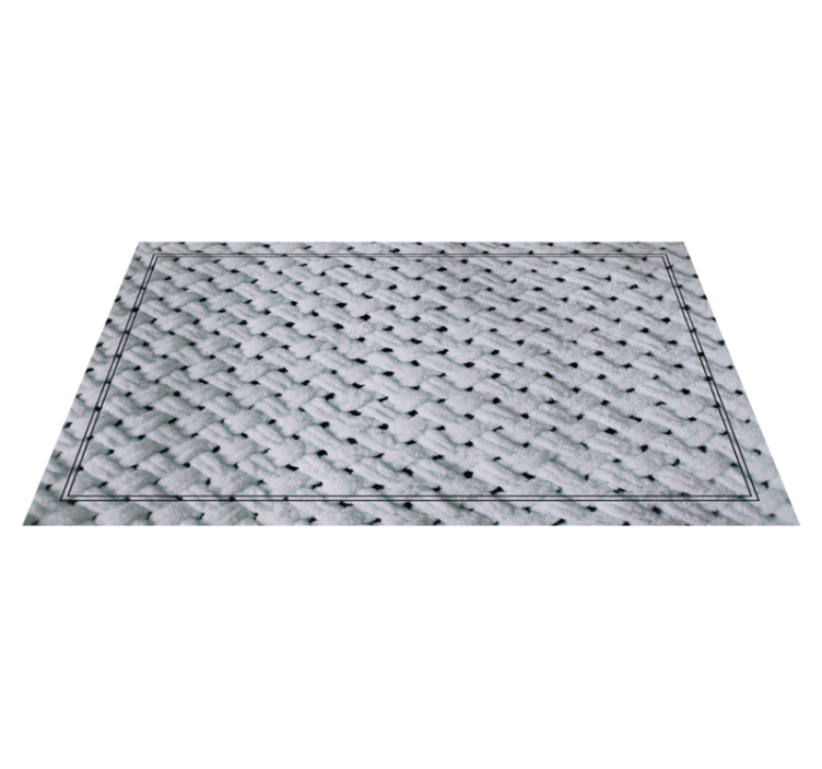 vzorovaný vinylový koberec elegantný pletený vzor - Tenstickers