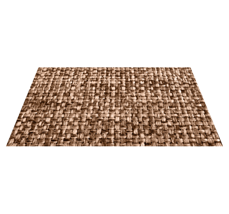 Hnedý ručne vyrobený dizajnový textúrovaný koberec - Tenstickers