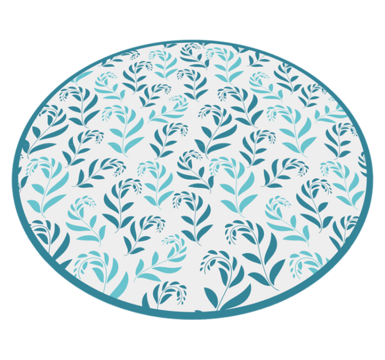 vinylový koberec s kvetmi inšpirácia botanických listov - Tenstickers