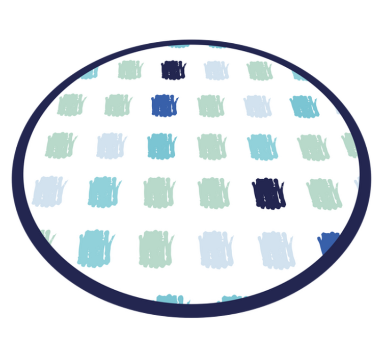 vinylový koberec minimalisticky modré ťahy farby - Tenstickers