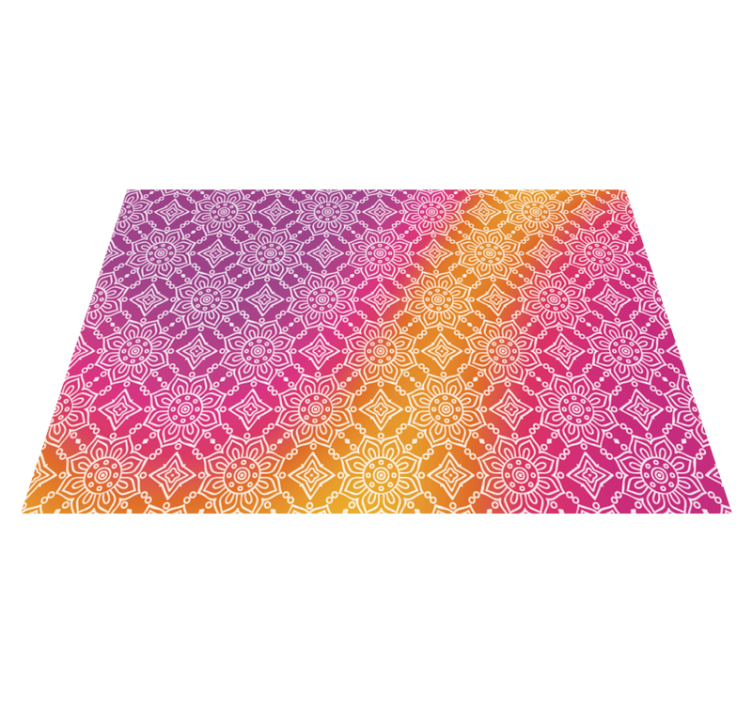 vinylový koberec mandala elegantný gradient - Tenstickers