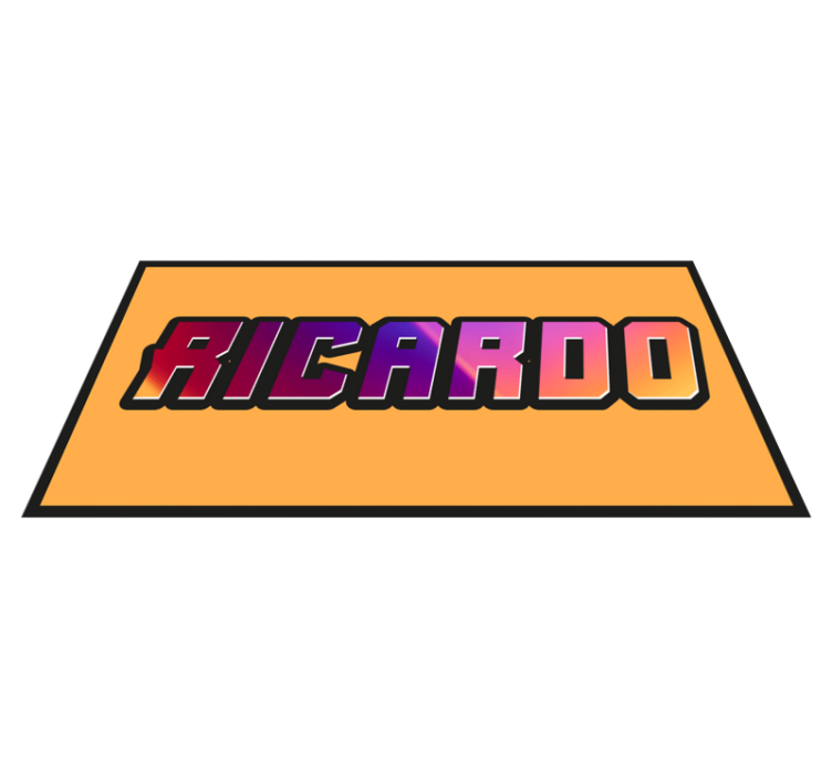 vinylový koberec pre mládež vlastný textúrovaný názov - Tenstickers