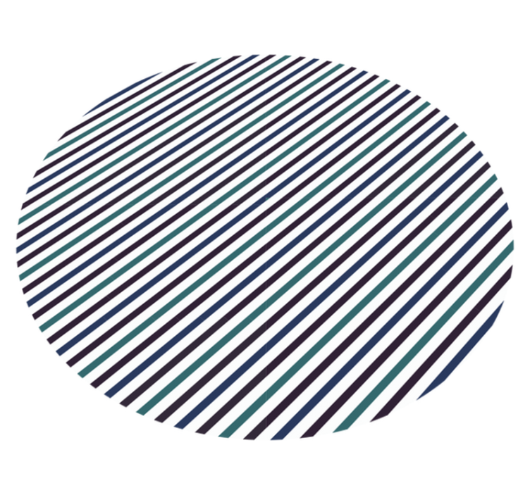 pruhovaný vinylový koberec sivá a zelená - Tenstickers