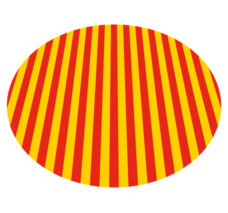 Pruhovaný vinylový koberec žiarivého vzhľadu - Tenstickers