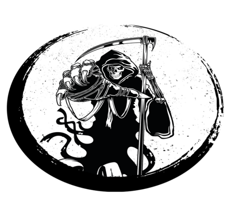 vinylový koberec halloween motív kosatky - Tenstickers