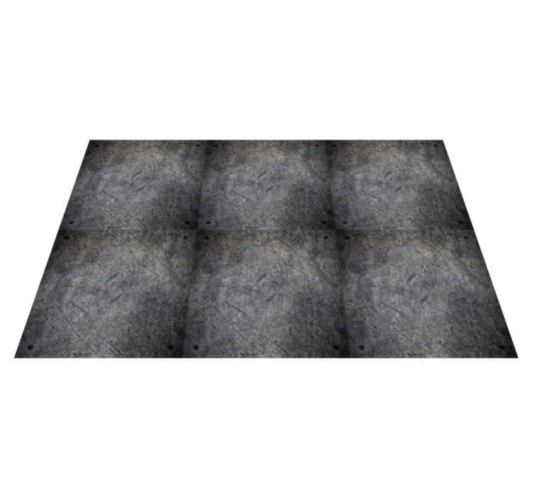 Koberec s priemyselným dekorom s kovovým efektom - Tenstickers