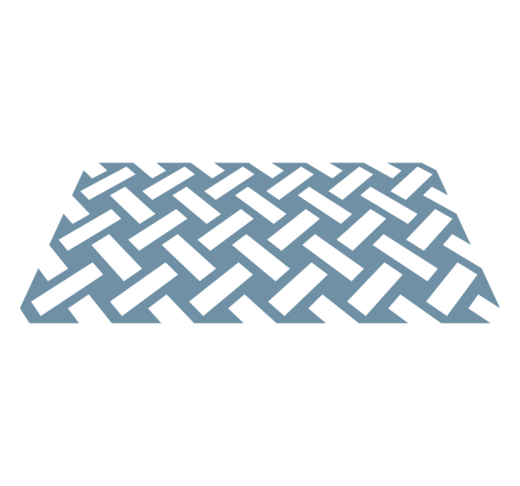 vinylový koberec geometrické tvary kontrastný chevron - Tenstickers