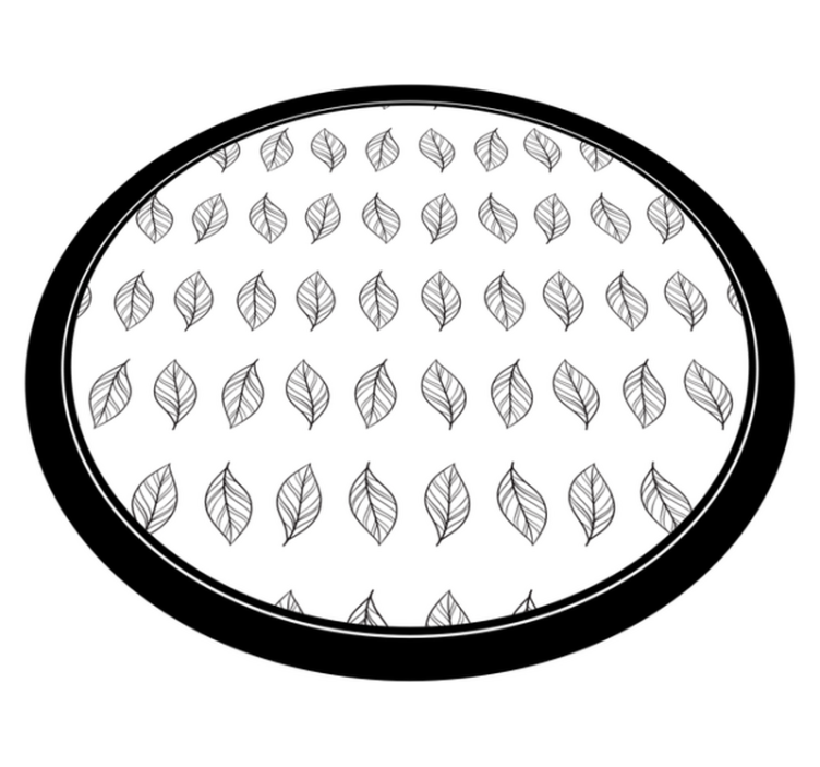 Koberec s minimalistickými pruhmi v tvare listu - Tenstickers