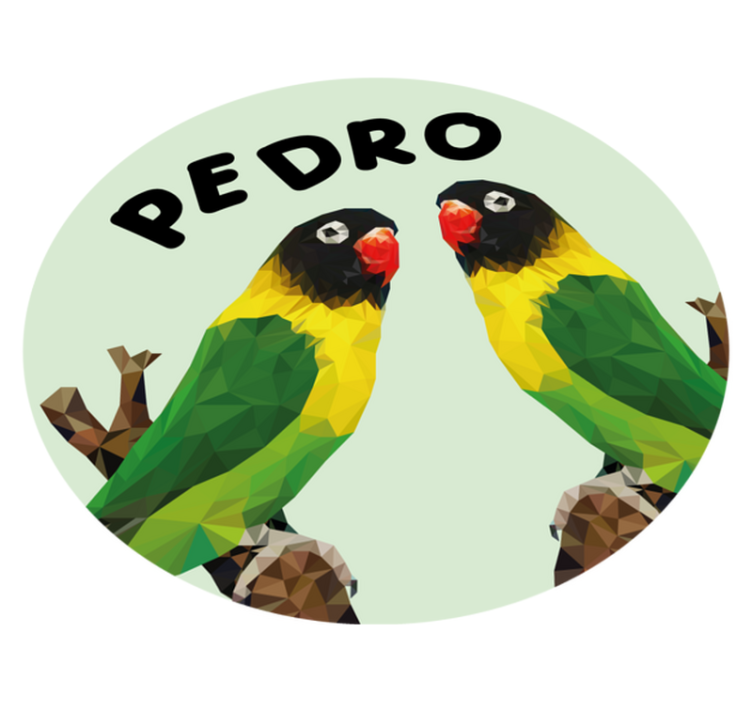 vinylový koberec s menom prispôsobiteľné hrdličky - Tenstickers