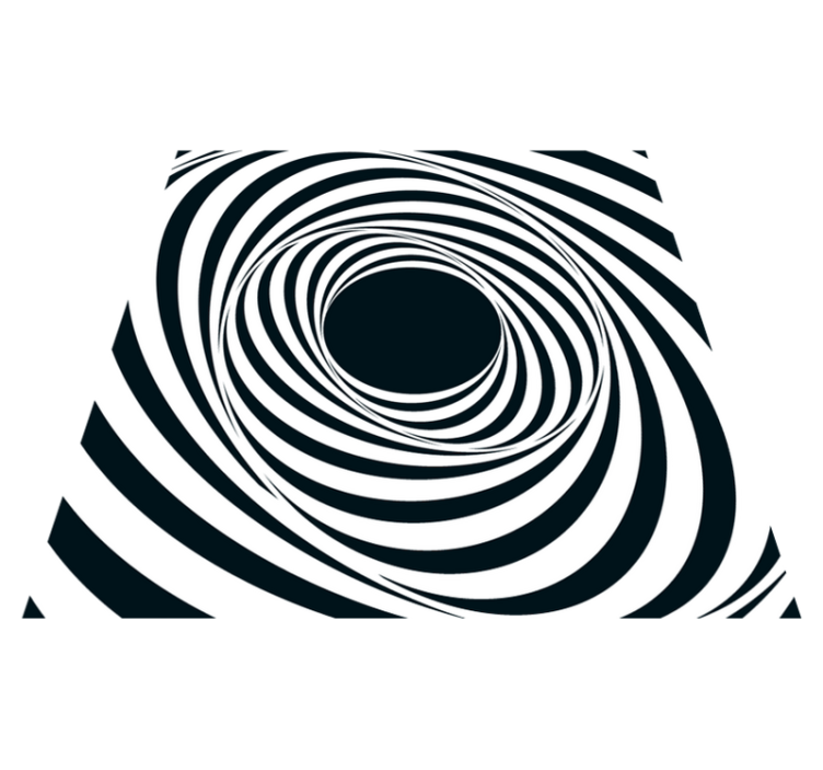 Moderný koberec s geometrickým padavým štvorcovým vzorom - Tenstickers