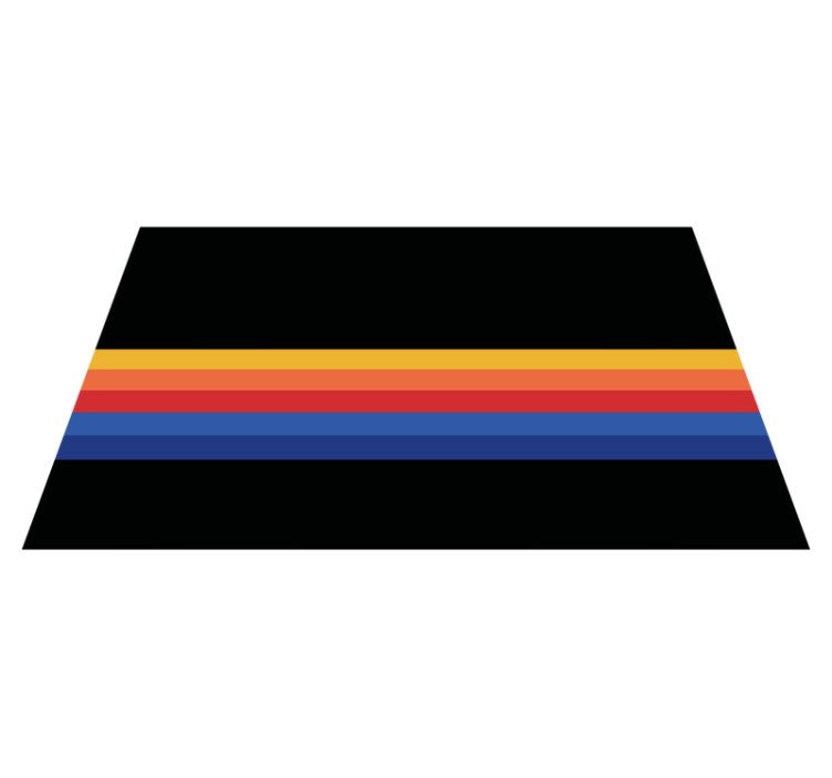 pruhovaný vinylový koberec minimalist Striped Accent - Tenstickers