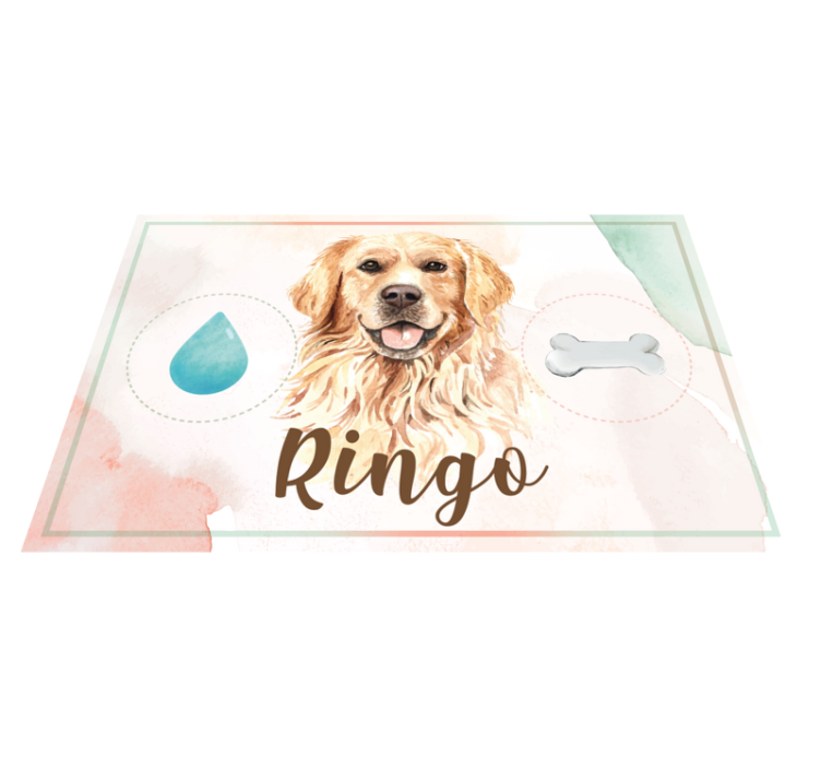 Vinylový koberec zlatý retriever - Tenstickers