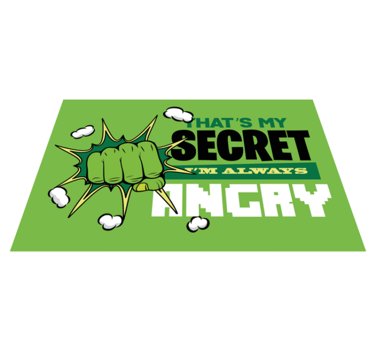 Vinylový koberec always angry - Tenstickers