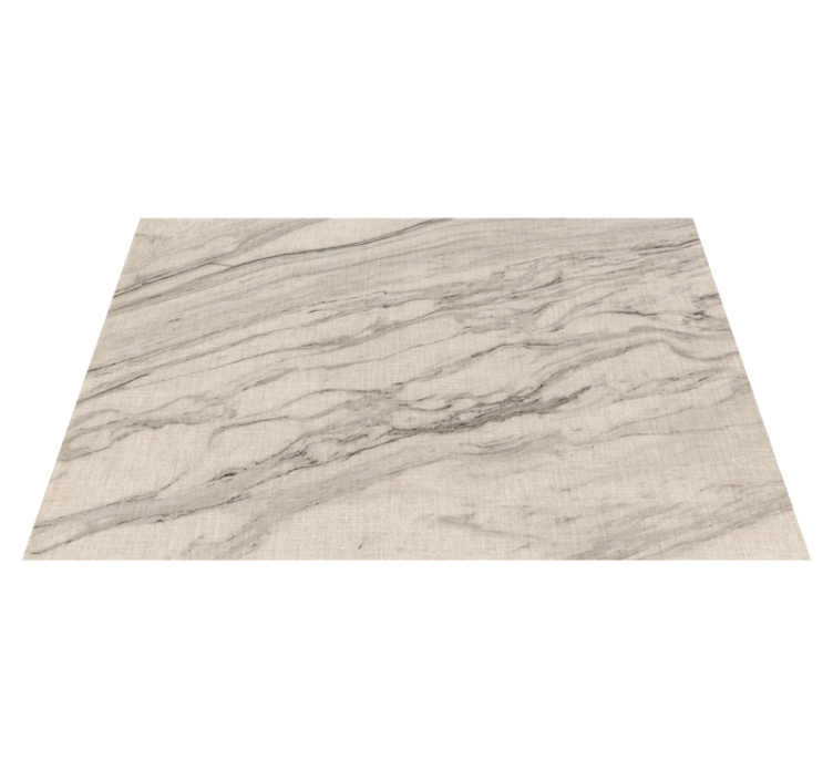 Mramorový vinylový koberec v slonovinových odtieňoch s čiernymi - Tenstickers