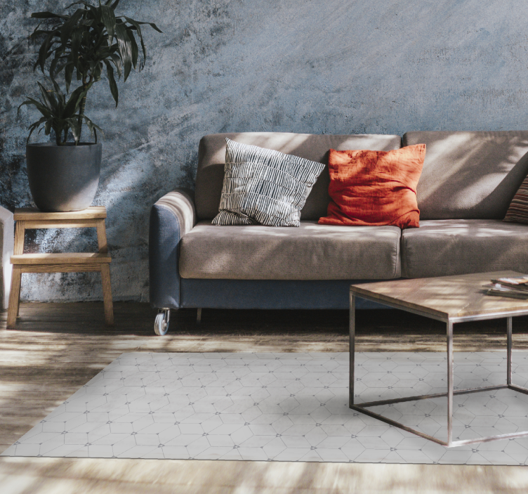 3d kubický moderný vinylový koberec - Tenstickers