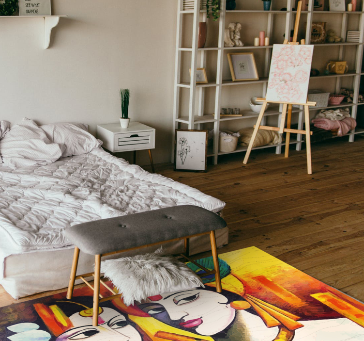 Moderný vinylový koberec ľudia - Tenstickers