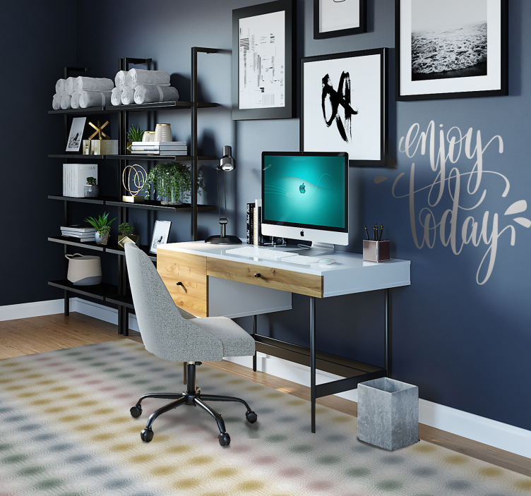 vinylový koberec do obývačky jemné pastelové línie - Tenstickers