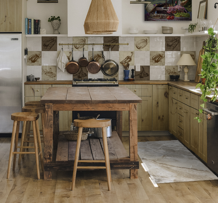 Mramorový textúrny komplexný textúrovaný koberec - Tenstickers