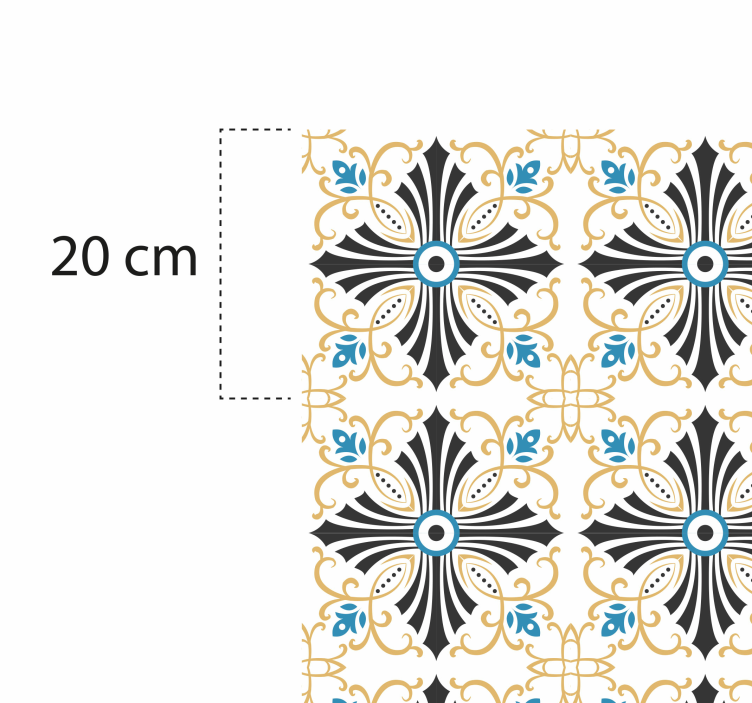 mozaika vinylový koberec elegantný mozaikový štýl - Tenstickers