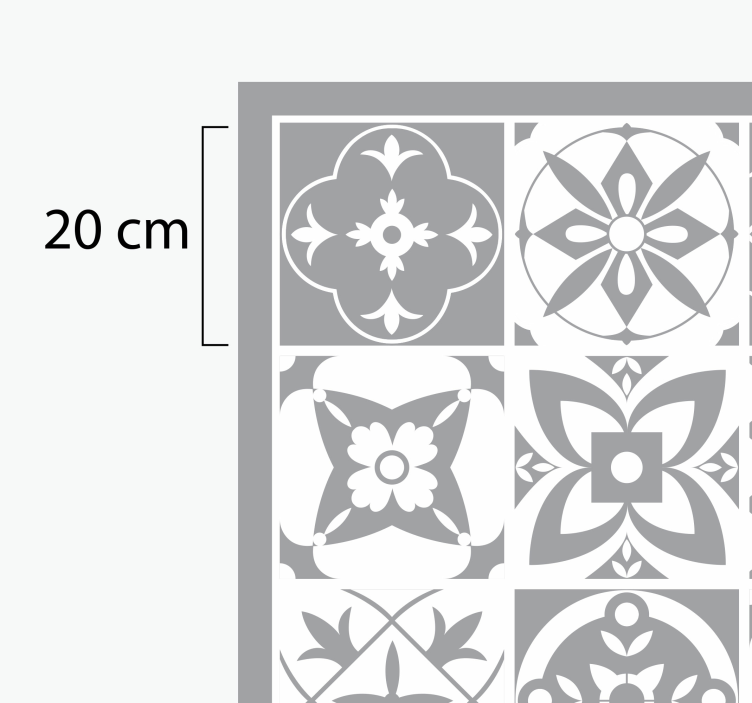 Svietiaci vinylový koberec pantone - Tenstickers