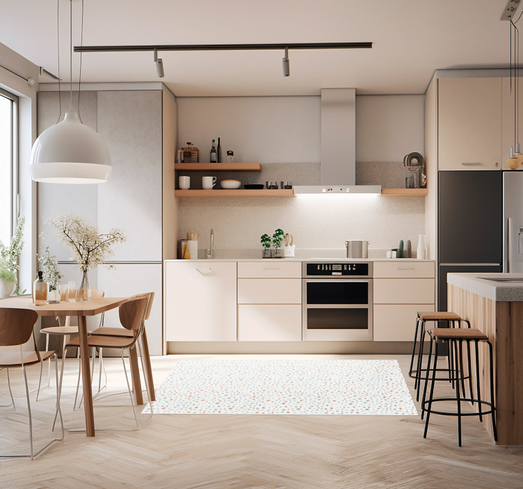 Koberec z cukroviniek terrazo - Tenstickers