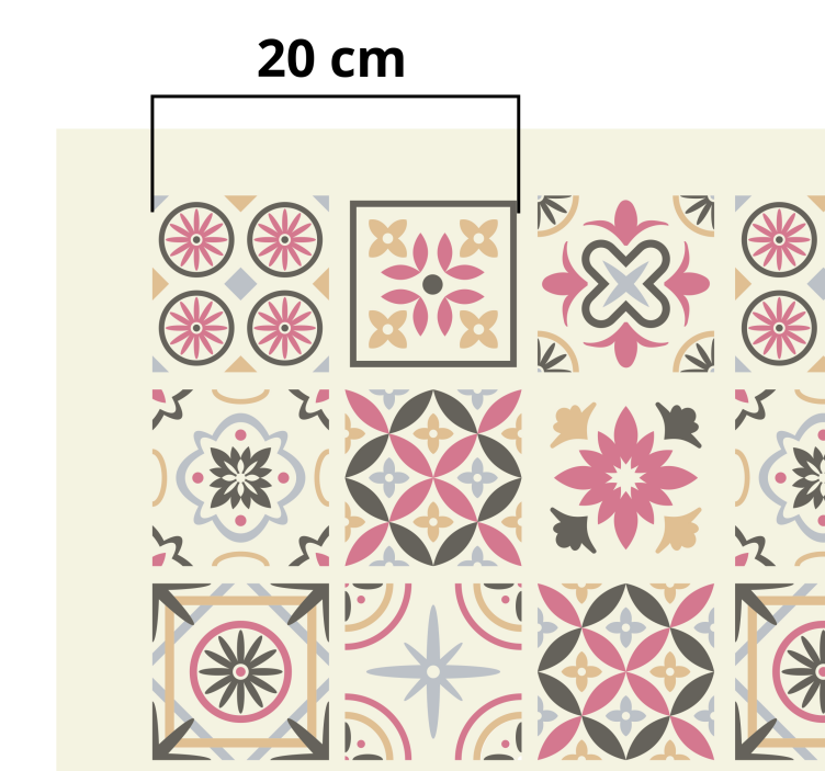 vinylové koberce obkladačky "Nicolle" kolegy - Tenstickers
