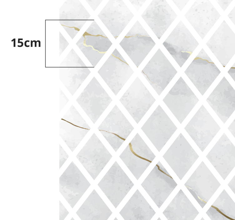 vinylový koberec do kuchyne elegantný mramorový vzor - Tenstickers