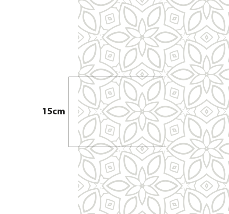 vinylový koberec do kuchyne kuchynská symetria - Tenstickers