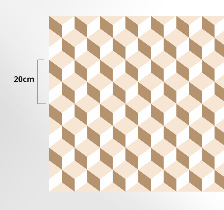 Moderná kocka beija moderný koberec - Tenstickers