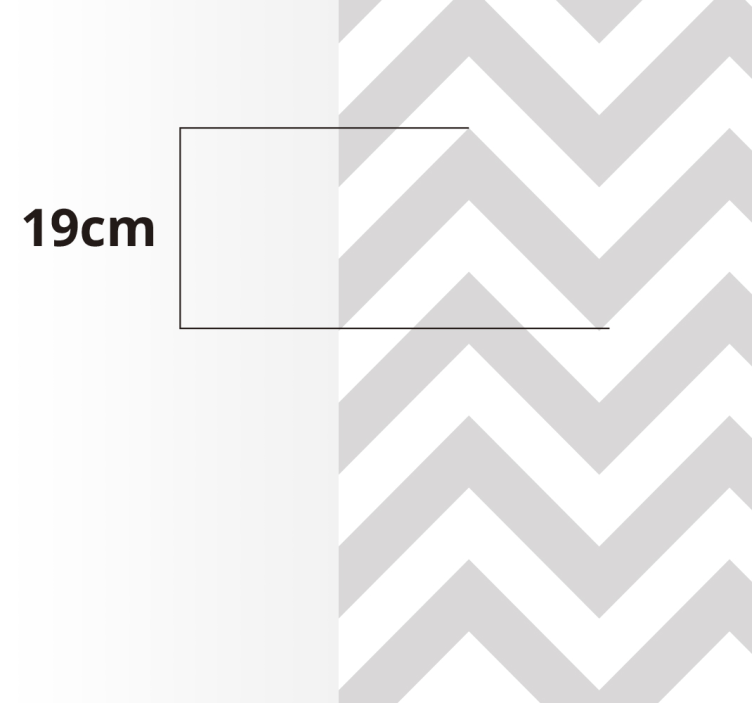 vinylový koberec s geometrickýmy tvarmi chevron cikcak - Tenstickers