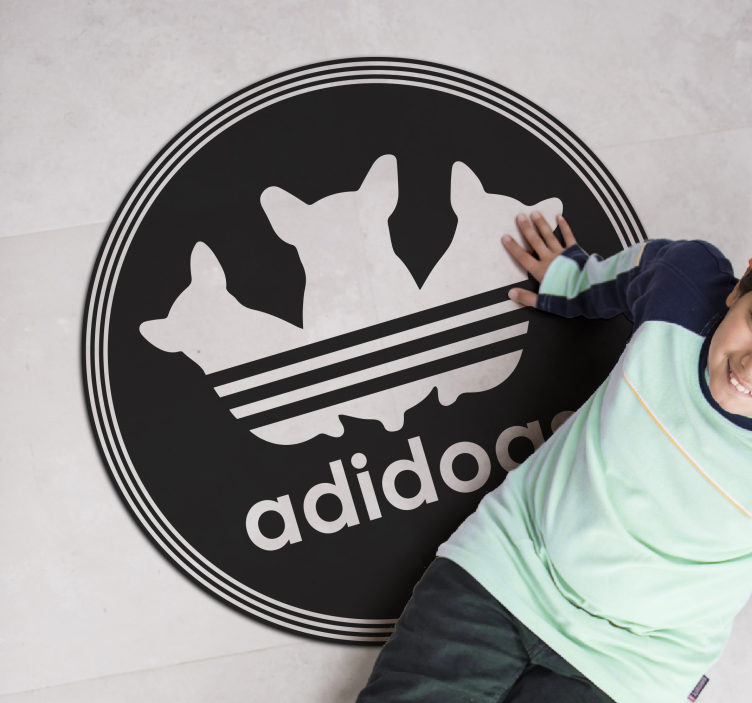 Vinylový koberec adidogs funny animal - Tenstickers