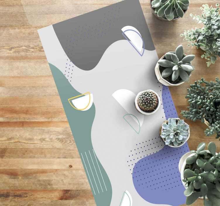 Chodby s geometrickým moderným vzorom - Tenstickers