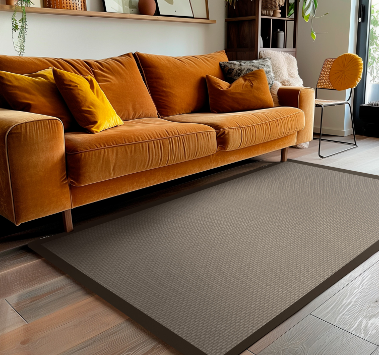 béžový vinylový koberec obrys tmavšej farby - Tenstickers