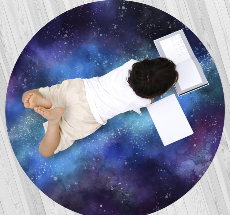 Detský vinylový koberec vesmírna hmlovina - Tenstickers