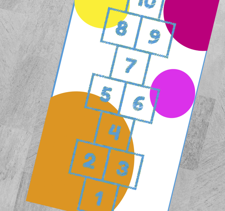 Detská hracia vinylová rohož na hranie - Tenstickers