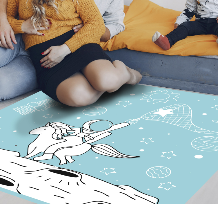 detský vinylový hry motív vesmírneho dobrodružstva - Tenstickers