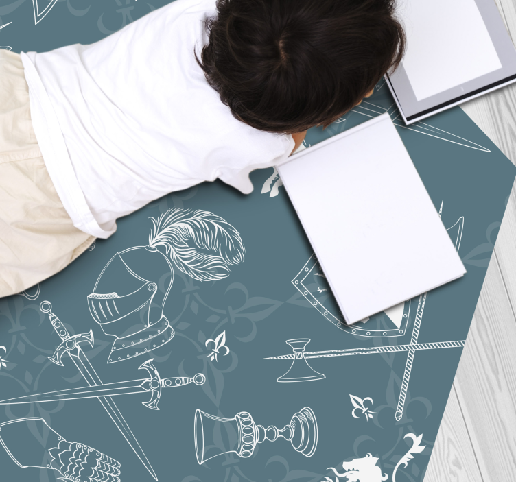 detský vinylový hry stredoveké rytierstvo - Tenstickers