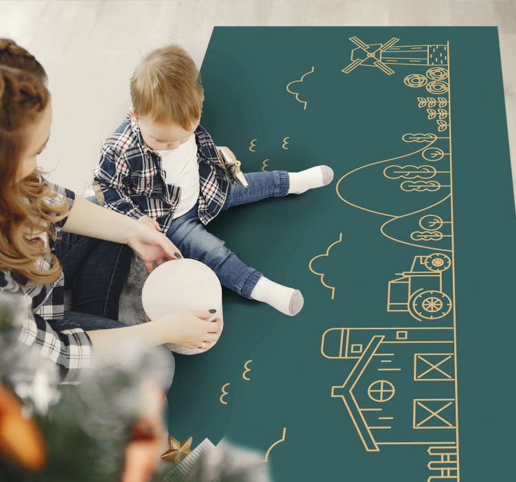 detský vinylový hry vzdelávacia farmárska hra - Tenstickers