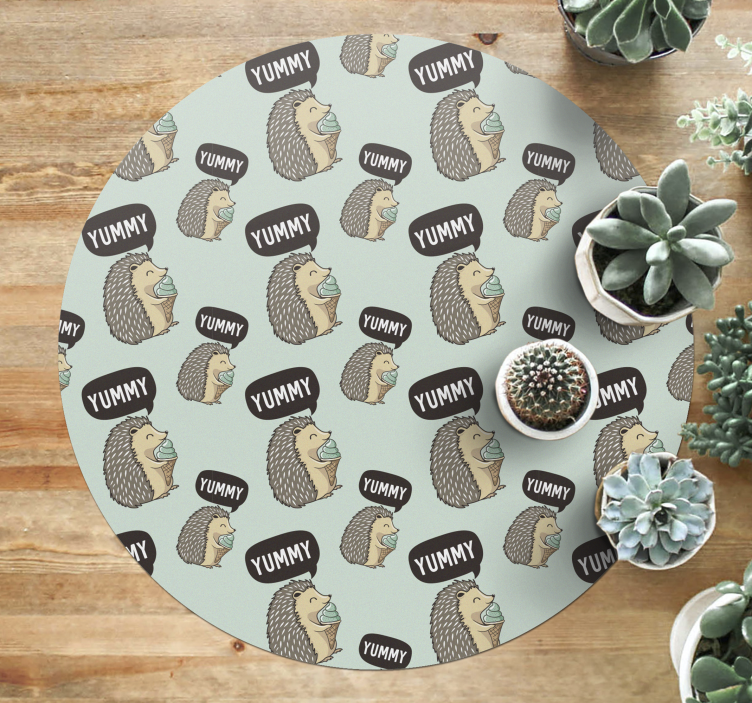 detský vinylový koberec ježko potešenie - Tenstickers