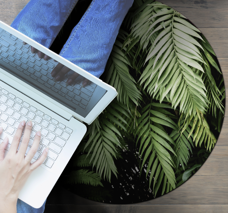 Rastliny džungle kvetinové koberce - Tenstickers