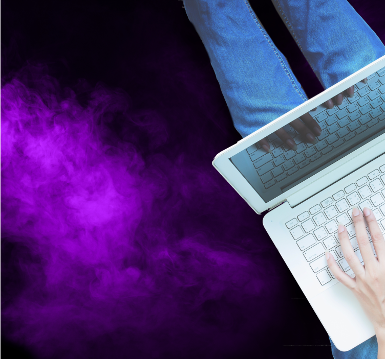 Koberec do spálne na fialovom pozadí - Tenstickers