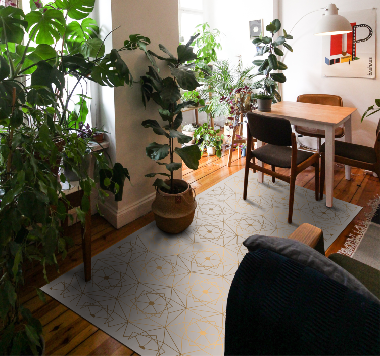 Hnedé mozaikové podlahové dlaždice s textúrou - Tenstickers