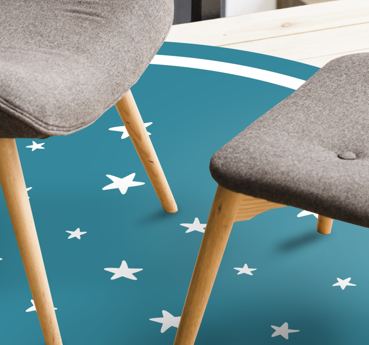 hviezdy vinylový koberec hviezdny motív - Tenstickers